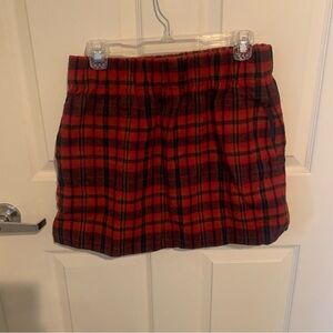 JCrew Red Wool Skirt